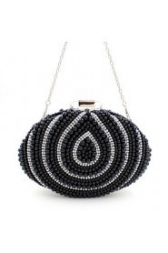 Women's Handmade High grade Oval Pearl Diamonds Party/Evening Bag