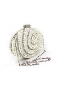 Women's Handmade High grade Oval Pearl Diamonds Party/Evening Bag