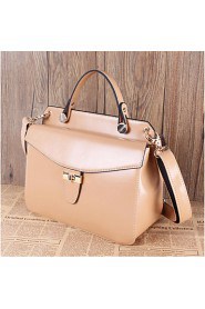 Women Cowhide Doctor Tote Multi color