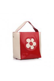 Women Cowhide Barrel Tote