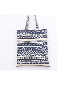 Women Casual / Shopping Canvas Shoulder Bag Blue / Brown / Red / Black