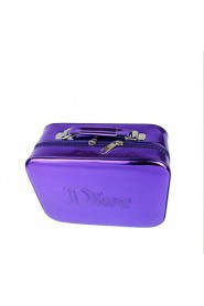 Unisex PU Professioanl Use Cosmetic Bag Purple / Blue / Red / Gray / Black