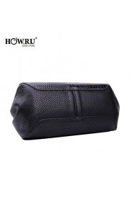 HOWRU @ Women's PU Tote Bag/Single Shoulder Bag/Crossbody Bags Black/Gray/Wine