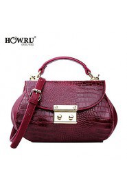 HOWRU @ Women's PU Tote Bag/Single Shoulder Bag/Crossbody Bags Black/Gray/Wine