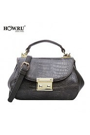 HOWRU @ Women's PU Tote Bag/Single Shoulder Bag/Crossbody Bags Black/Gray/Wine