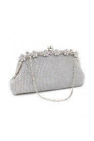 Women's Luxury High grade Flower Diamonds Party/Evening Bag