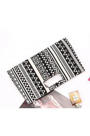 Women's Canvas Knucklebox Clutch Multi color