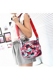 Fashion Women Polyester Print Sling Bag Shoulder Bag Multi color