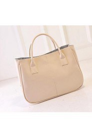 Women PU Casual Clutch Tote Beige / Pink / Blue / Red / Black / Burgundy