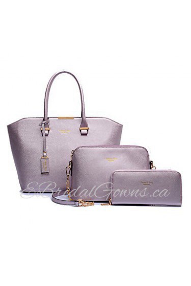 Women PU Shopper Tote