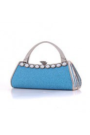 Women PU / Metal Minaudiere Shoulder Bag / Tote / Evening Bag / Wristlet Multi color