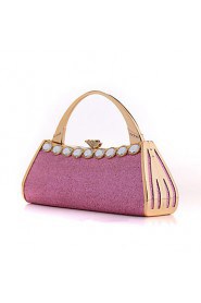 Women PU / Metal Minaudiere Shoulder Bag / Tote / Evening Bag / Wristlet Multi color