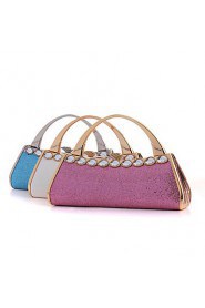 Women PU / Metal Minaudiere Shoulder Bag / Tote / Evening Bag / Wristlet Multi color