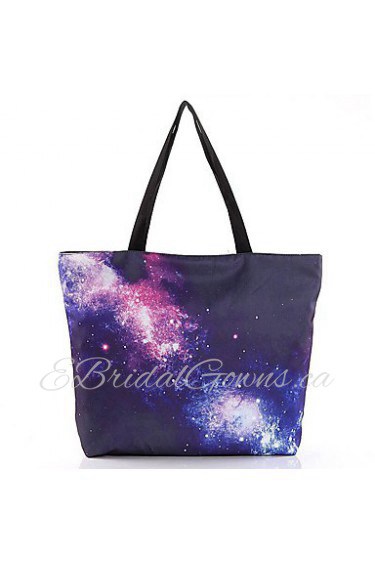 Women Casual / Outdoor Canvas Shoulder Bag Purple