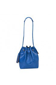 Women PU Bucket Shoulder Bag / Tote Pink / Blue / Black / Camel