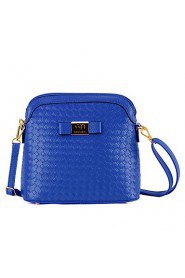 Women Outdoor / Office & Career PU Shoulder Bag Purple / Blue / Yellow / Gold / Red / Black