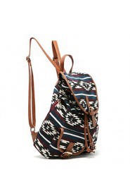 Geometric pattern thickening Casual Canvas Travel School College Backpack/bookbags/daypack for Teenage Girls/students