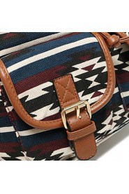 Geometric pattern thickening Casual Canvas Travel School College Backpack/bookbags/daypack for Teenage Girls/students