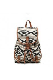 Geometric pattern thickening Casual Canvas Travel School College Backpack/bookbags/daypack for Teenage Girls/students