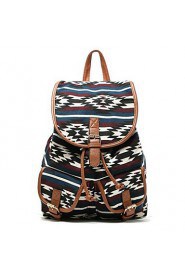 Geometric pattern thickening Casual Canvas Travel School College Backpack/bookbags/daypack for Teenage Girls/students