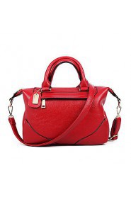 Women PU Doctor Shoulder Bag / Tote / Satchel Pink / Blue / Red / Black