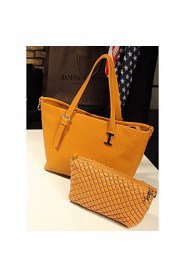 Women Shopper Tote Blue / Yellow / Black