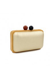 Women's Handmade Retro Cute Little Ball Wooden Party/Evening Bag