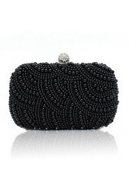 Attractive Metal With Rhinestone Pearl Clutches/Evening Handbags(More Colors)