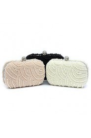 Attractive Metal With Rhinestone Pearl Clutches/Evening Handbags(More Colors)