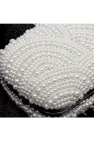 Attractive Metal With Rhinestone Pearl Clutches/Evening Handbags(More Colors)