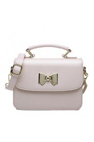 Women's PU Tote Bag/Single Shoulder Bag/Crossbody Bags Black/White/Pink