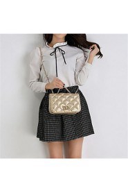 Women Casual PU Shoulder Bag White / Gold / Silver / Black