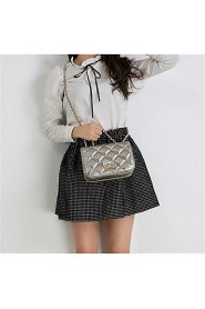 Women Casual PU Shoulder Bag White / Gold / Silver / Black