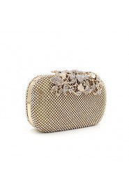 Women's Luxury High grade Diamond And Flowers Party/Evening Bag