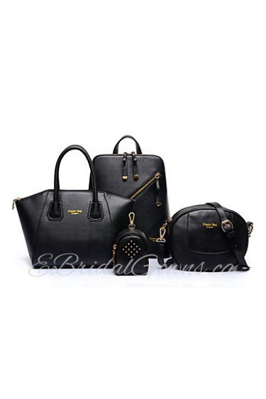 Women PU Shopper Shoulder Bag / Tote