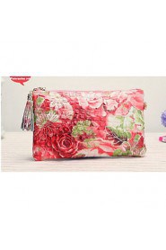 Women's Flowers Patent Leather Handbag Clutch bags Shoulder bags Wrist bag Handbag