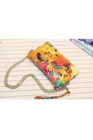 Women's Flowers Patent Leather Handbag Clutch bags Shoulder bags Wrist bag Handbag