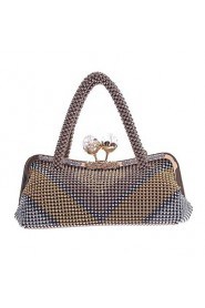 Women PU Baguette Clutch / Evening Bag Multi color