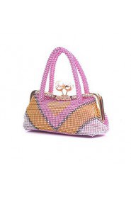 Women PU Baguette Clutch / Evening Bag Multi color