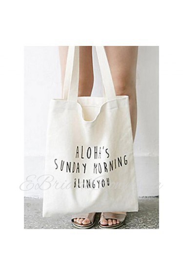 Women Casual Canvas Tote Beige