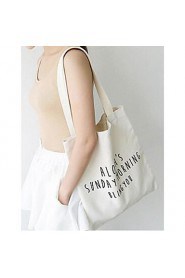 Women Casual Canvas Tote Beige