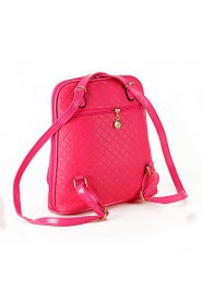 Women Casual / Shopping PU Zipper Backpack