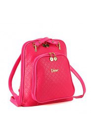 Women Casual / Shopping PU Zipper Backpack