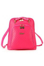 Women Casual / Shopping PU Zipper Backpack