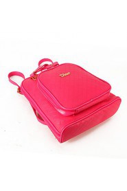 Women Casual / Shopping PU Zipper Backpack