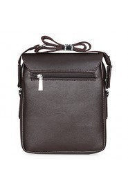 Men PU Messenger Shoulder Bag / Satchel Brown / Black