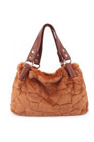 Women Cowhide Hobo Tote Brown / Black / Coffee