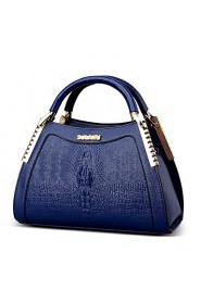 Women PU Barrel Shoulder Bag / Tote White / Purple / Blue / Gold / Red / Black