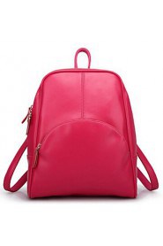 Women Cowhide Bucket Backpack Blue / Brown / Red / Black / Fuchsia