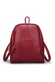 Women Cowhide Bucket Backpack Blue / Brown / Red / Black / Fuchsia